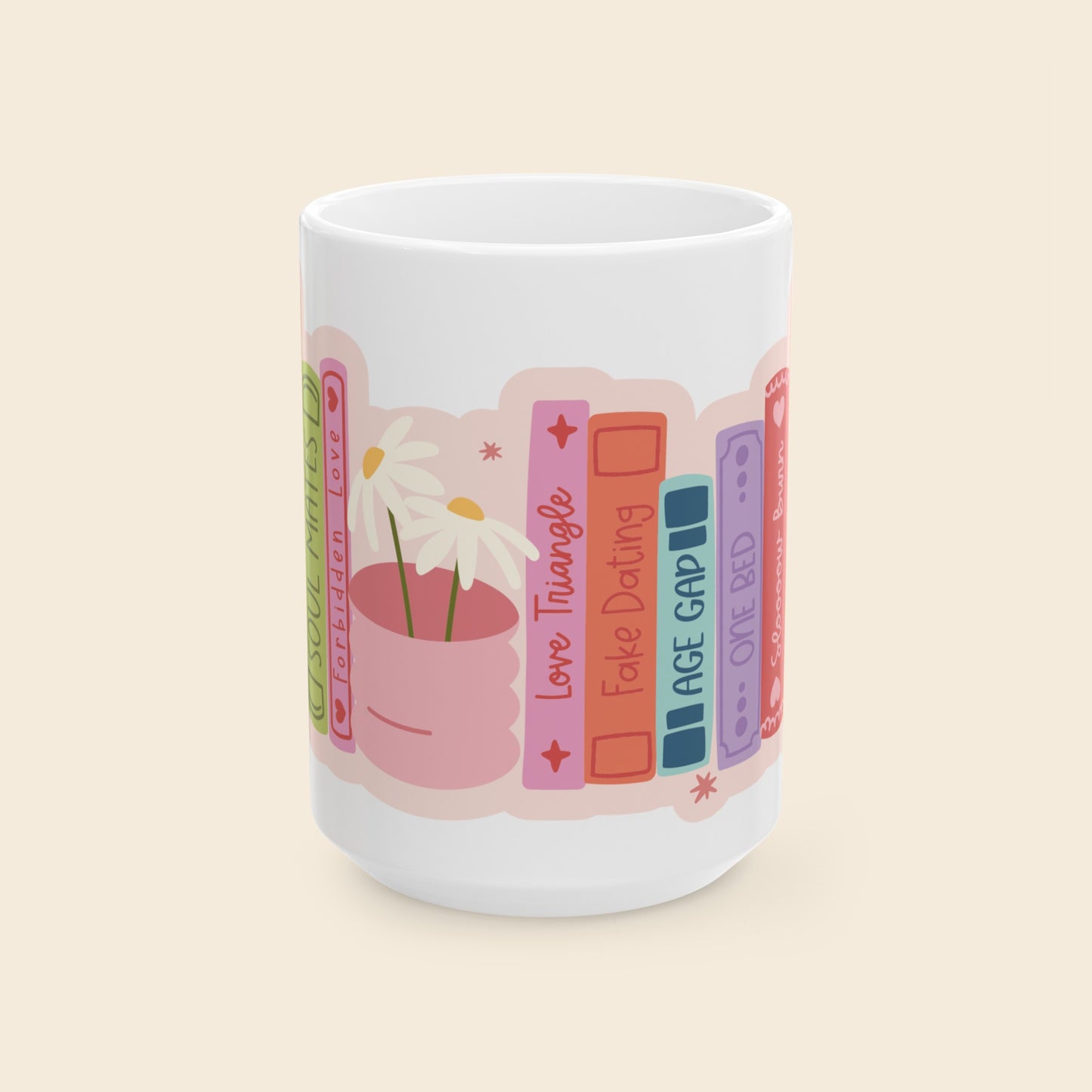 Romance Tropes Tasse, groß