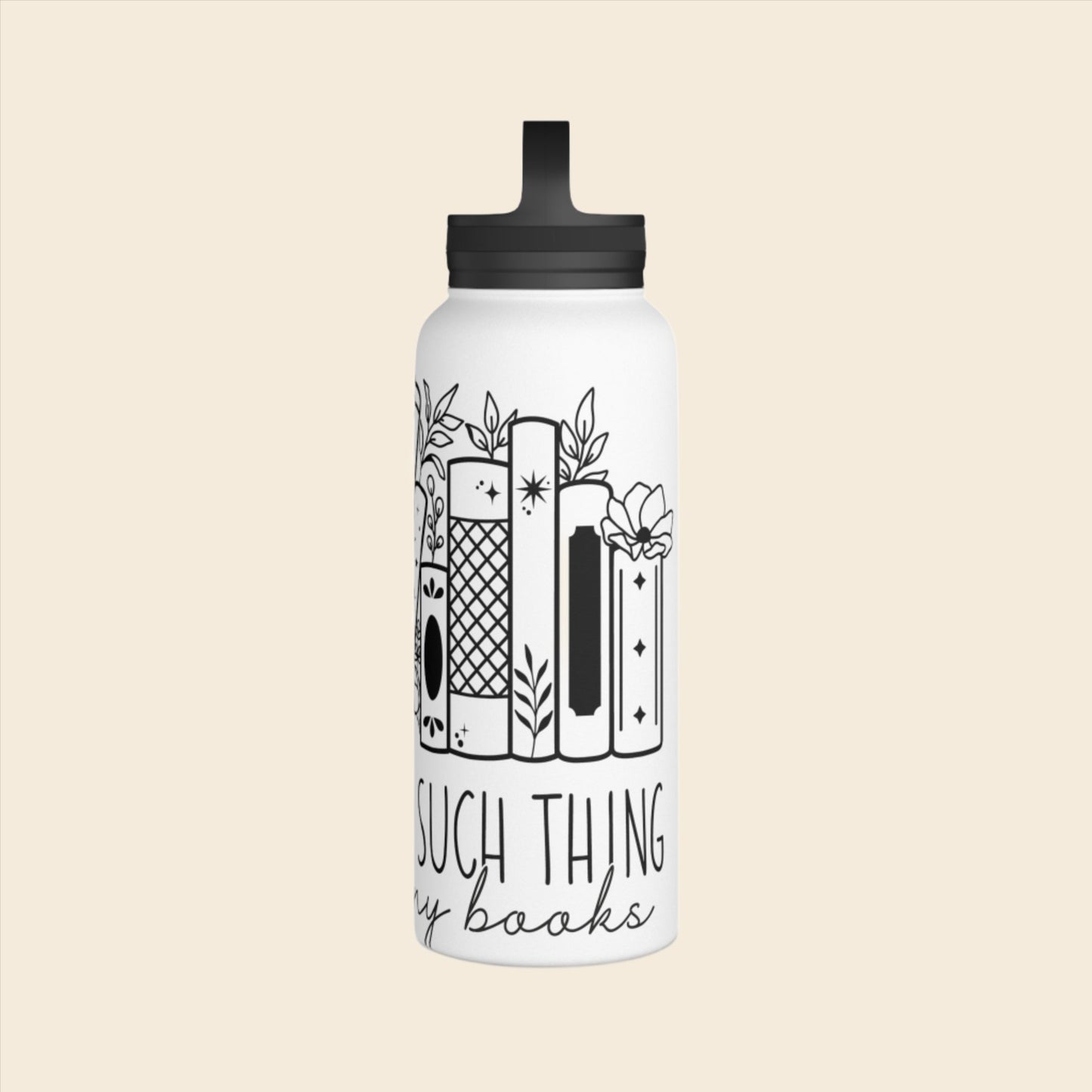 Stainless Steel Water Bottle, Handle with Lid