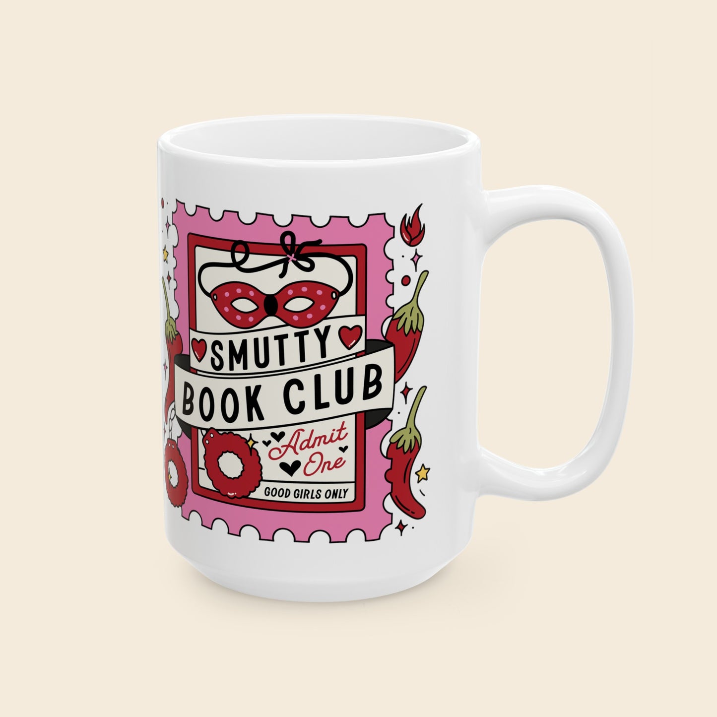 Smutty Book Club Mug, Large