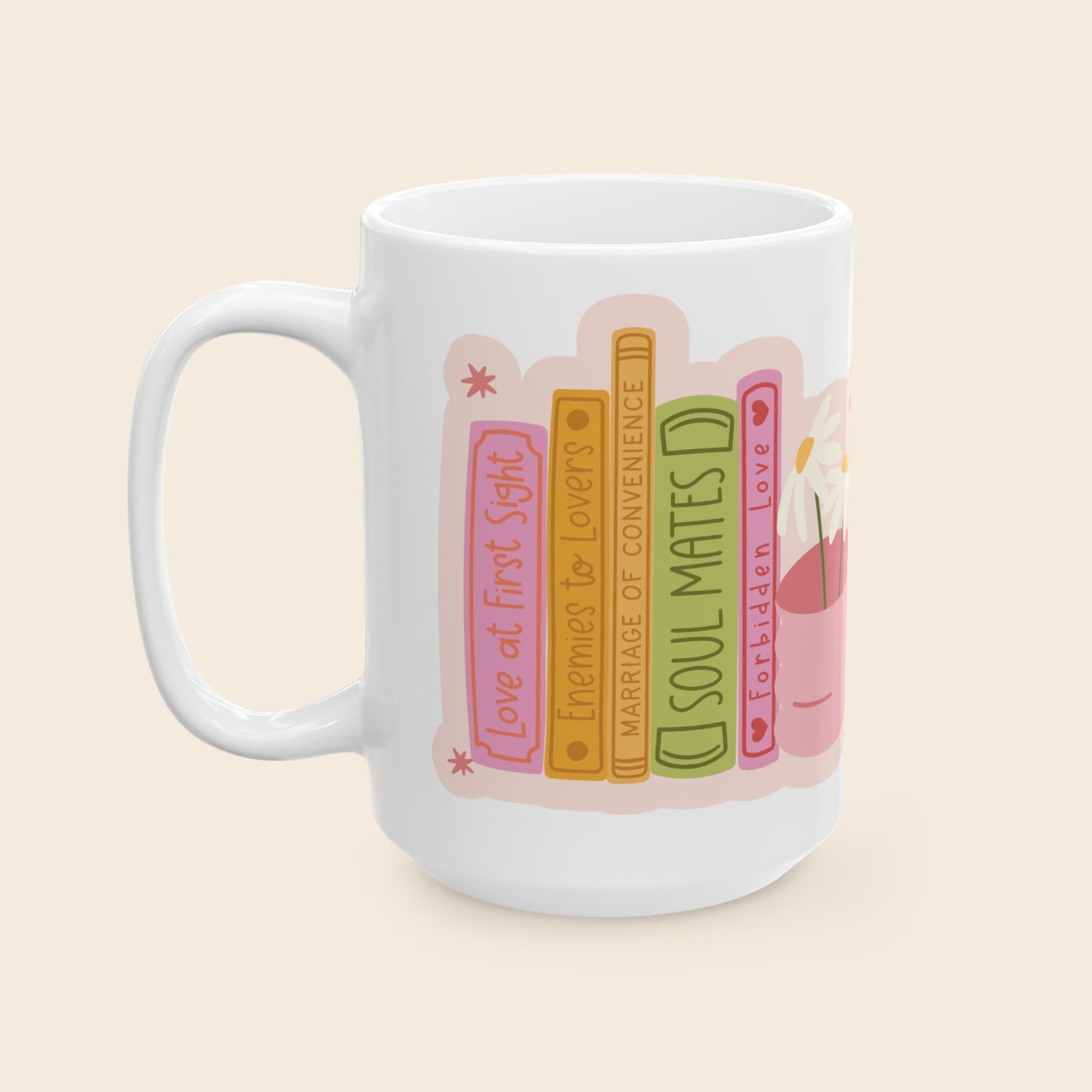 Romance Tropes Tasse, groß