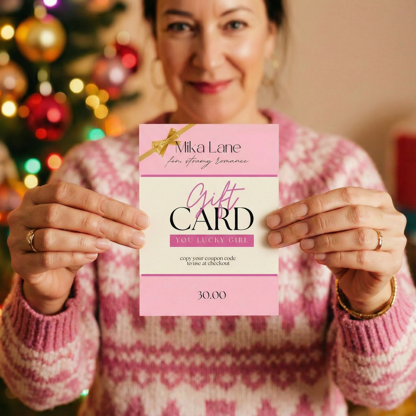 E-Gift Card... gift her a hot escape in one sexy click.