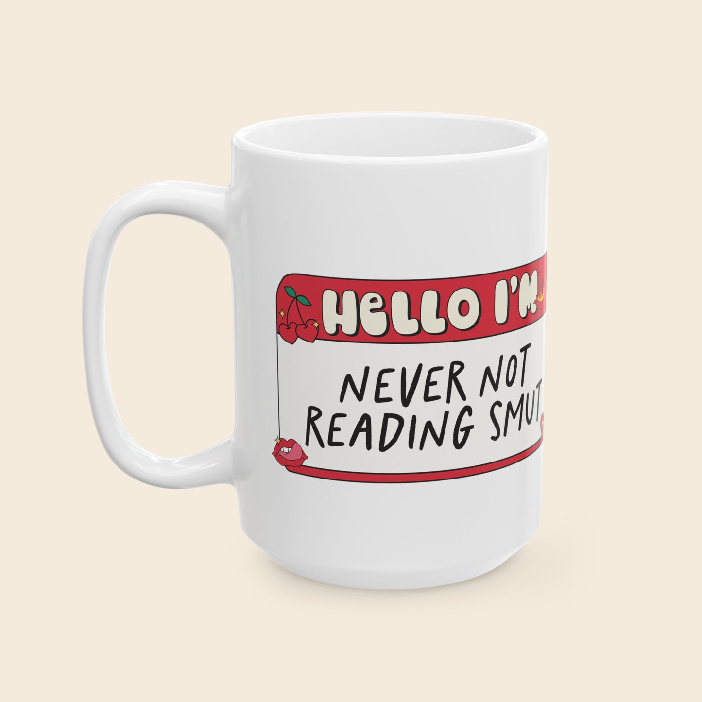 Tasse „Reading Smut“, groß