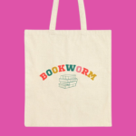 Bookworm Canvas Tote