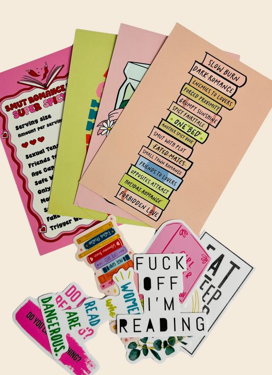 Book Lover Sticker & Art Pack